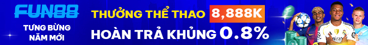 FUN88 - 🎖️ Link vào FUN88 2026 - Đăng Ký Fun 88 Lộc Đầy Tay 9 Banner Fun88