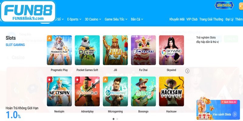 Đánh giá FUN88 nhanh chóng khẳng định vị thế trên thị trường trực tuyến 