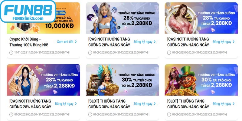 FUN88 là một nhà cái trực tuyến hoạt động mạnh mẽ tại khu vực châu Á 